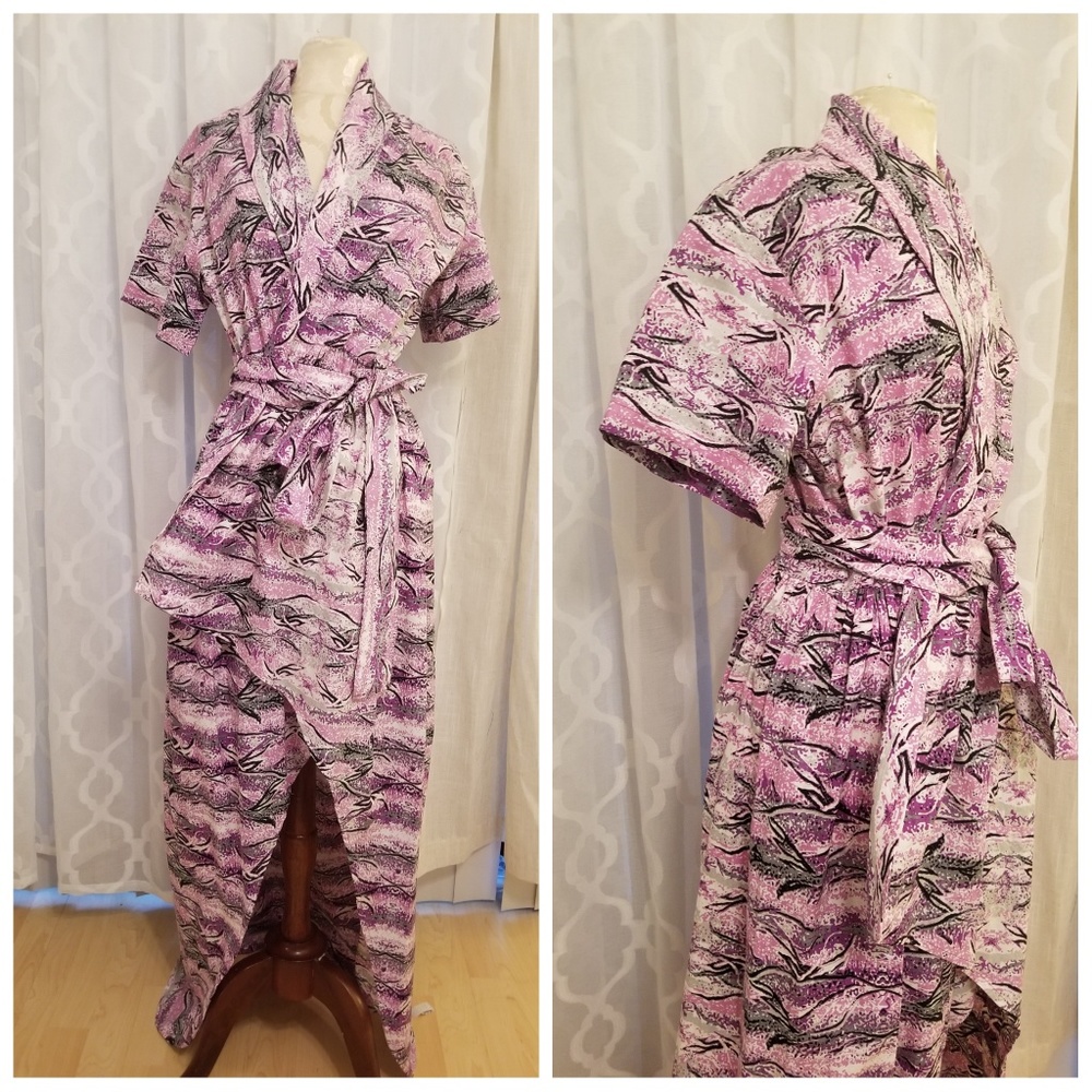 NWT wrap maxi dress (couture)